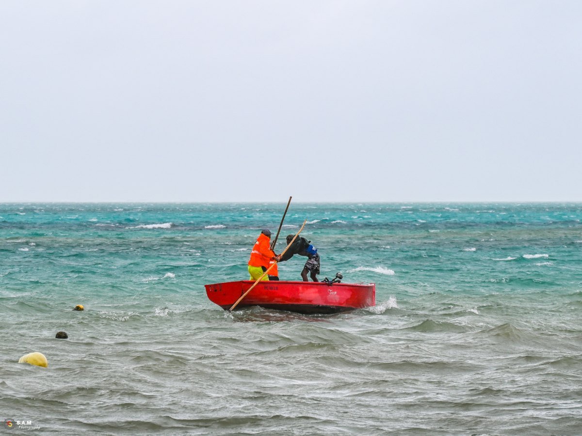 Fishermen with nets